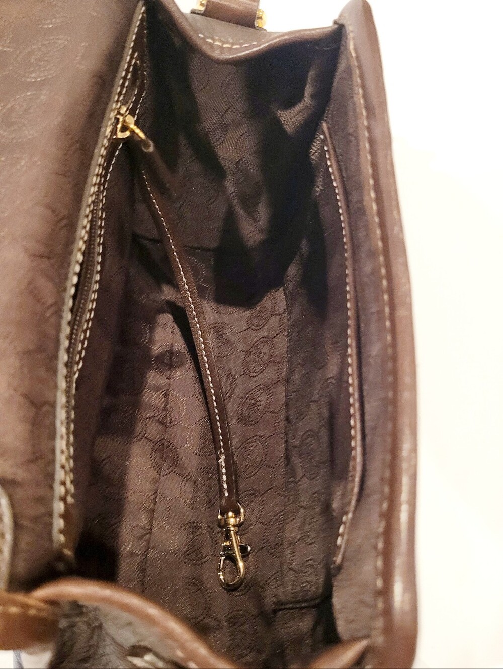 Michael Kors Leopard-Print Calf Hair Satchel - Picture 9 of 9